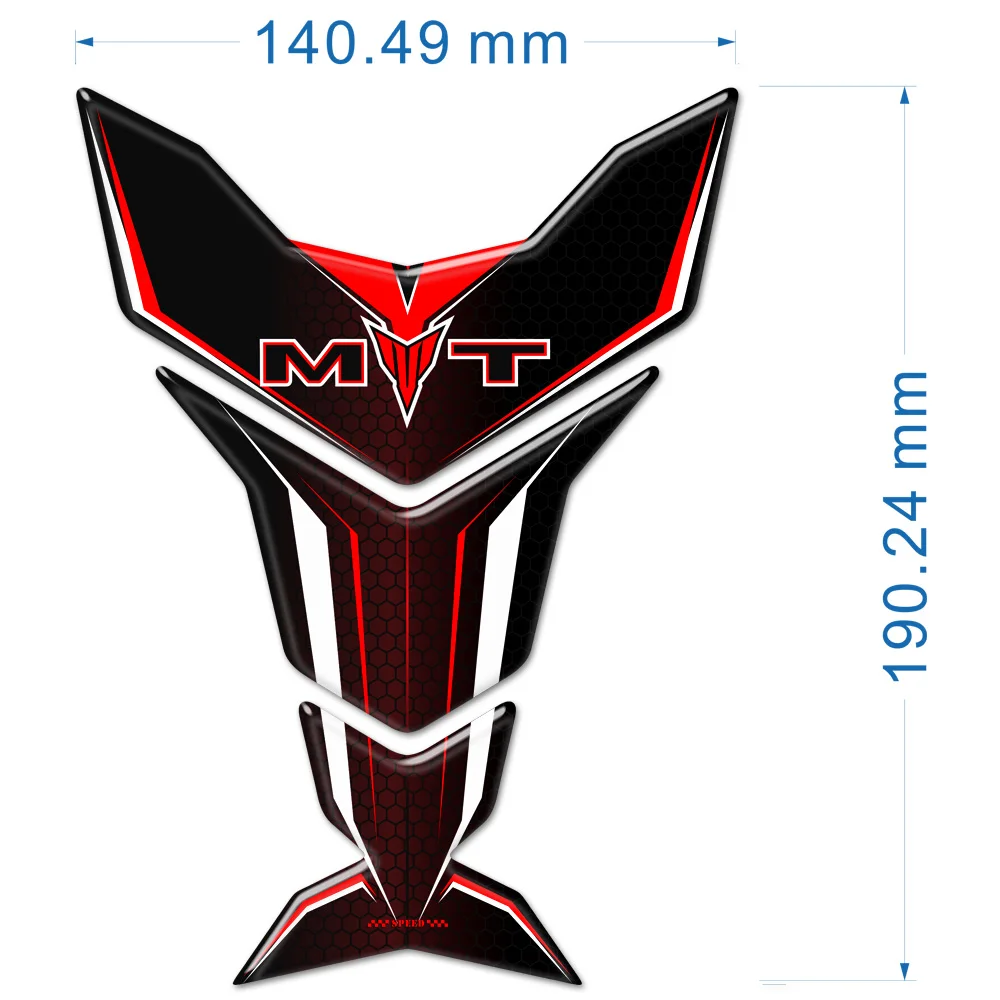 MT09 MT-09 MT 09 для Yamaha 3D наклейки защитная накладка на бак Мотоциклетные аксессуары