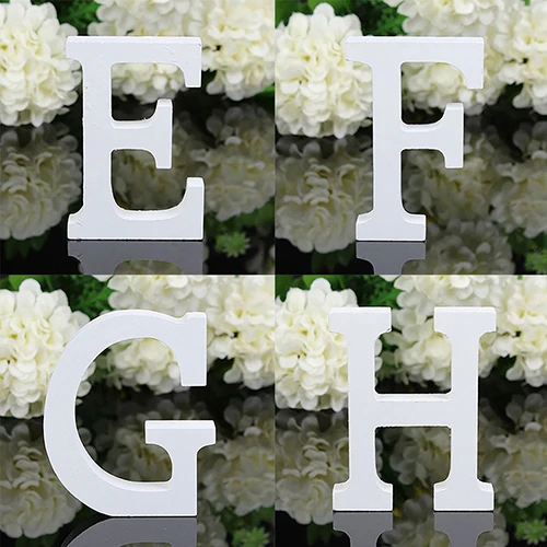 Большие деревянные буквы алфавита настенная Подвеска Сделай Сам искусство