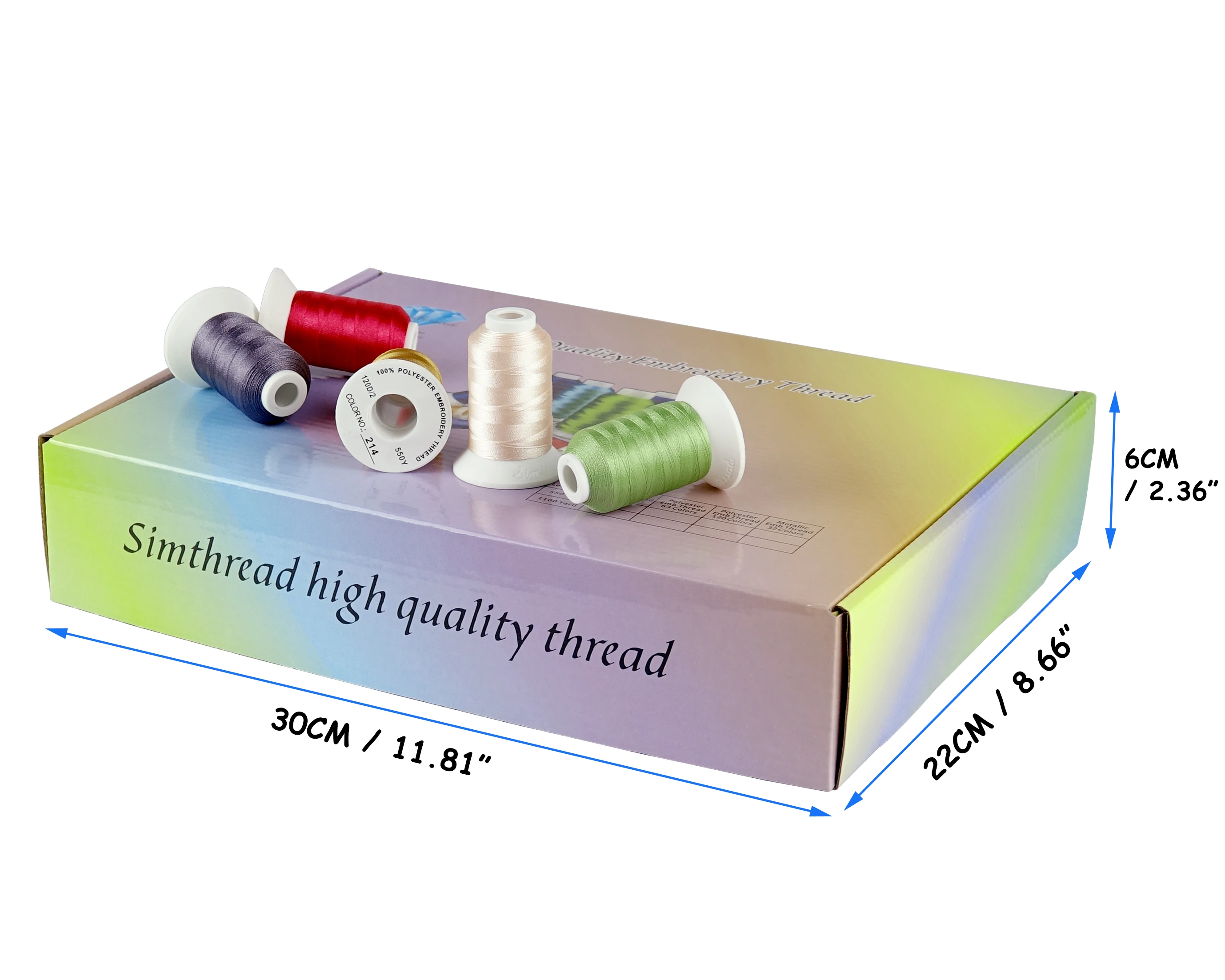 Нить для вышивания нитей из полиэстера хорошего качества нитка машины 63 Цвета 550