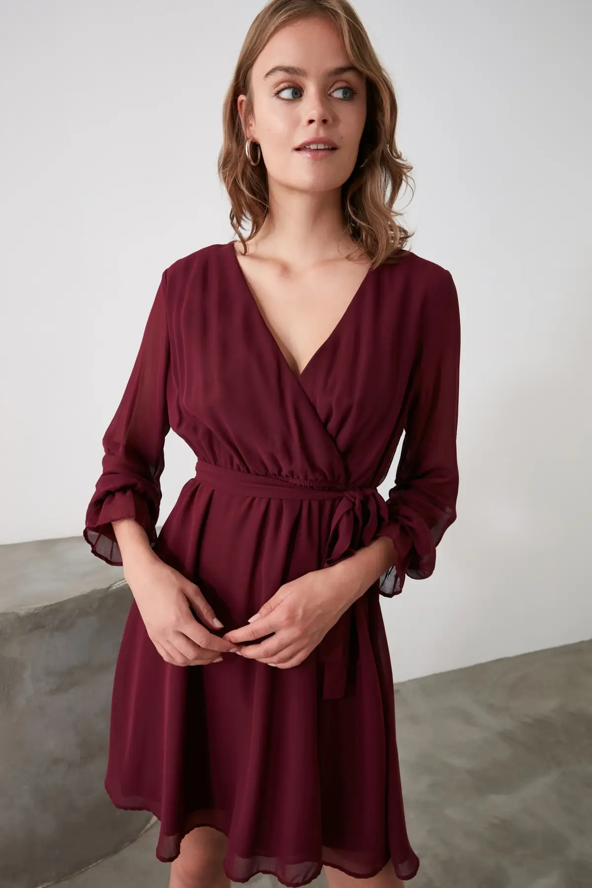 Платье с поясом TWOAW20EL0789|Женские платья| |