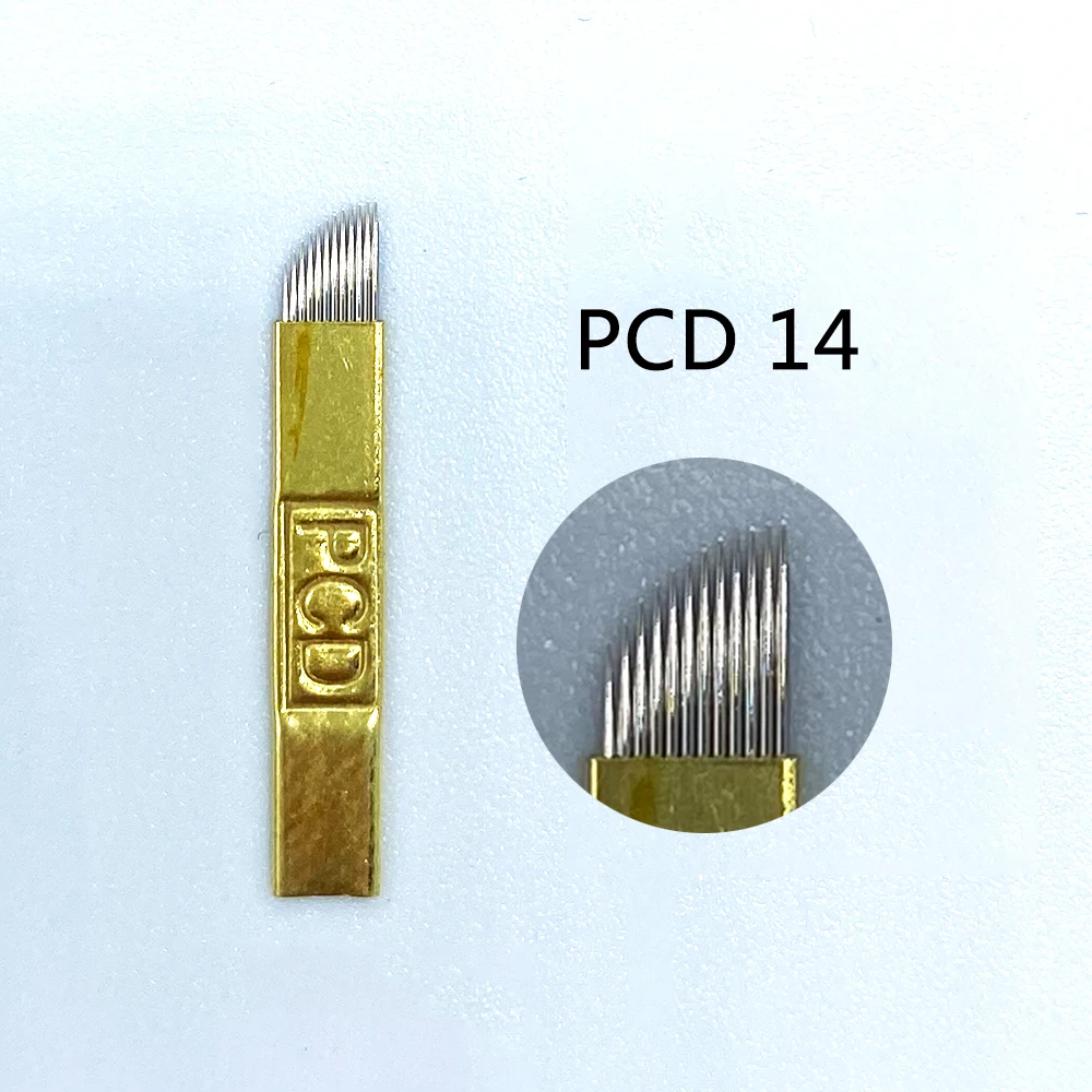 Премиум качество стандарт для ручной PCD12 булавки Перманентный макияж бровей Тату
