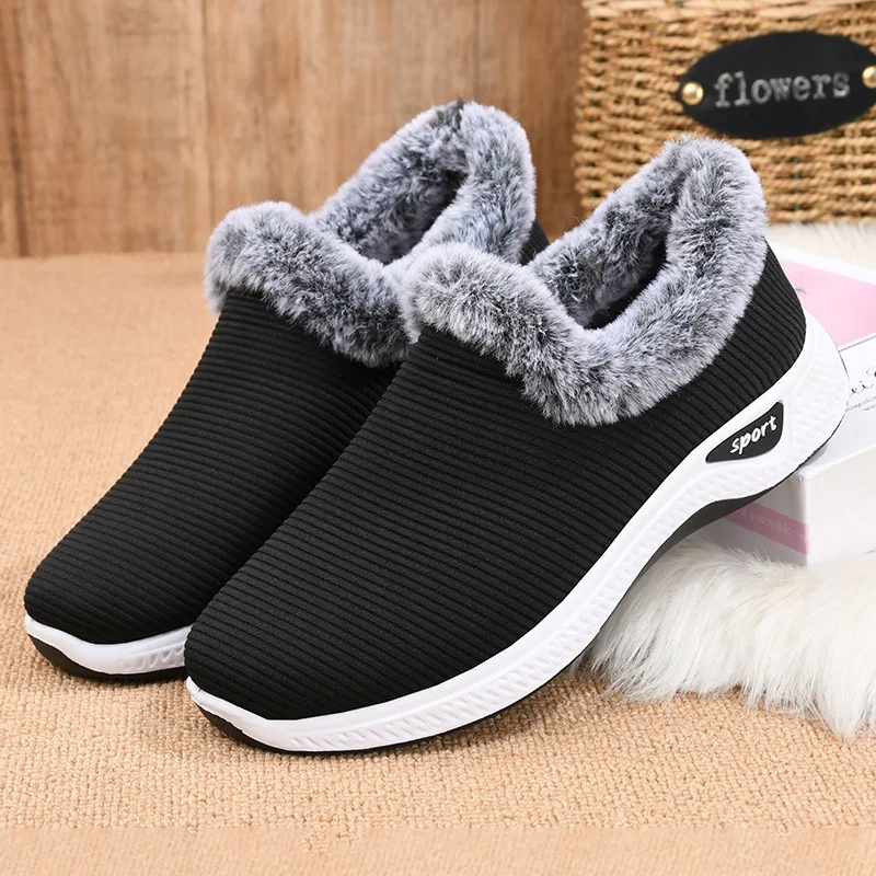 

Winter New 2021 Women's Short Boots Put on Warm Ankle Boots Short Plush Women's Shoes Thick-soled Casual Women's Shoes Plus Size