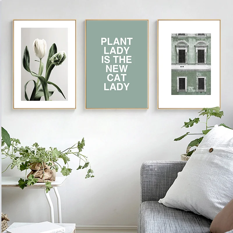 

Flower Architecture Landscape Inspirational Language Nordic Simple Modern Art Canvas Poster Printing Home Decoration Painting