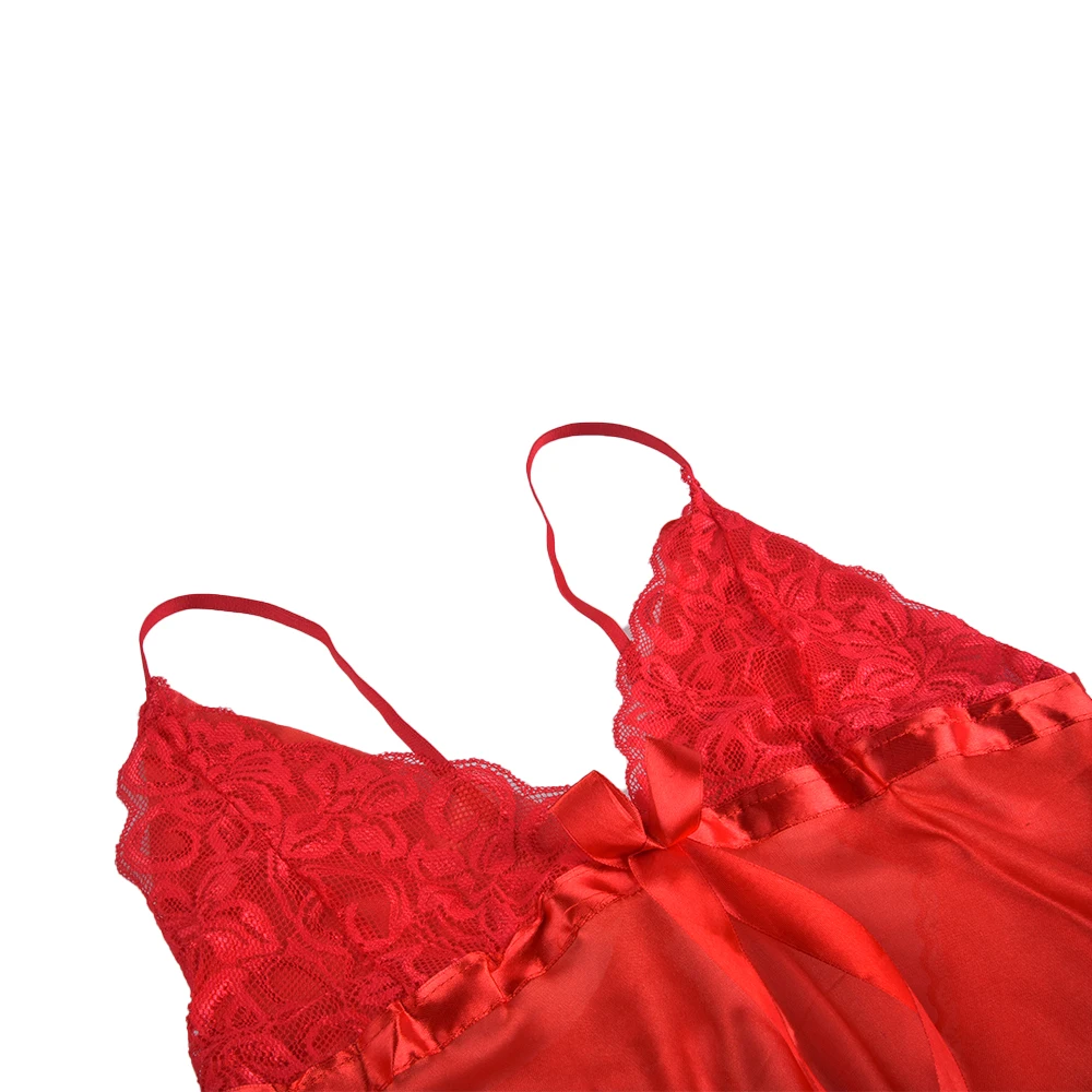 Sexy Lingerie Woman Erotic Hot Lace Babydolls Underwear Lenceria Sexi Mujer Night Dress Female Plus Size Sleepwear D35 | Женская одежда