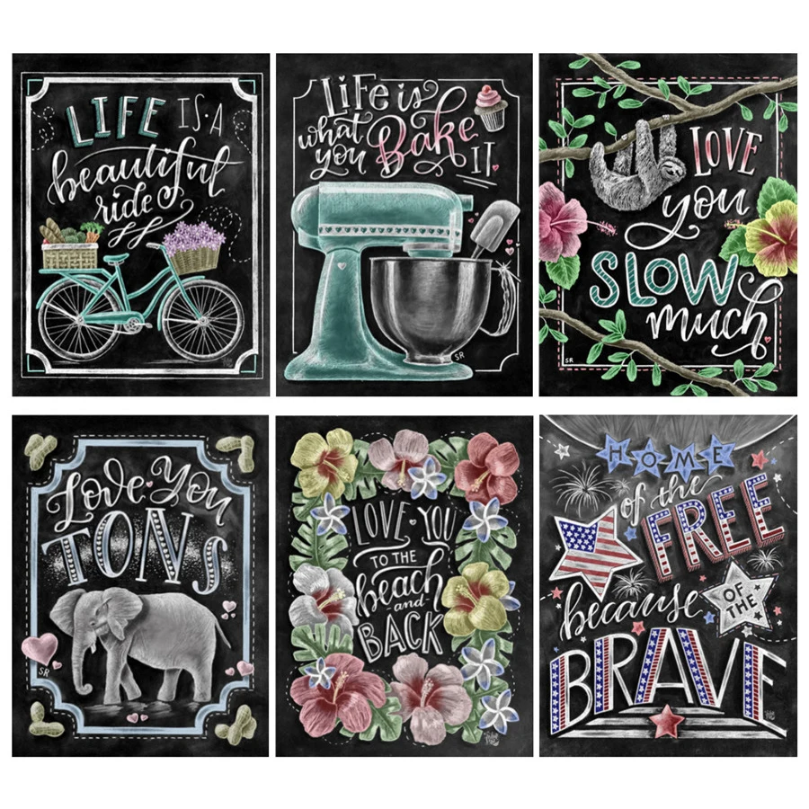 Доска для рисования DIY Алмазная картина мультфильм вышивка 5d мозаика крестиком