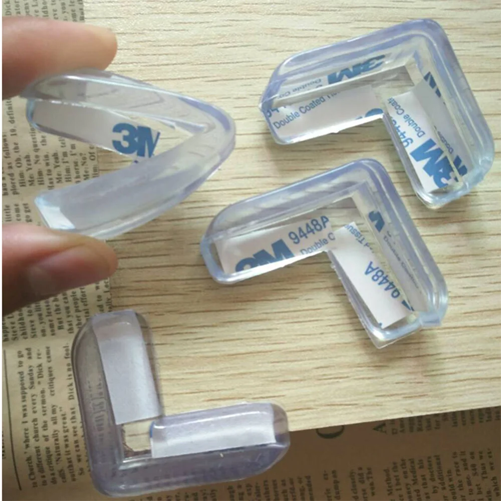 4 шт. защита для углов детей мягкий ПВХ защитный чехол стола защитная крышка