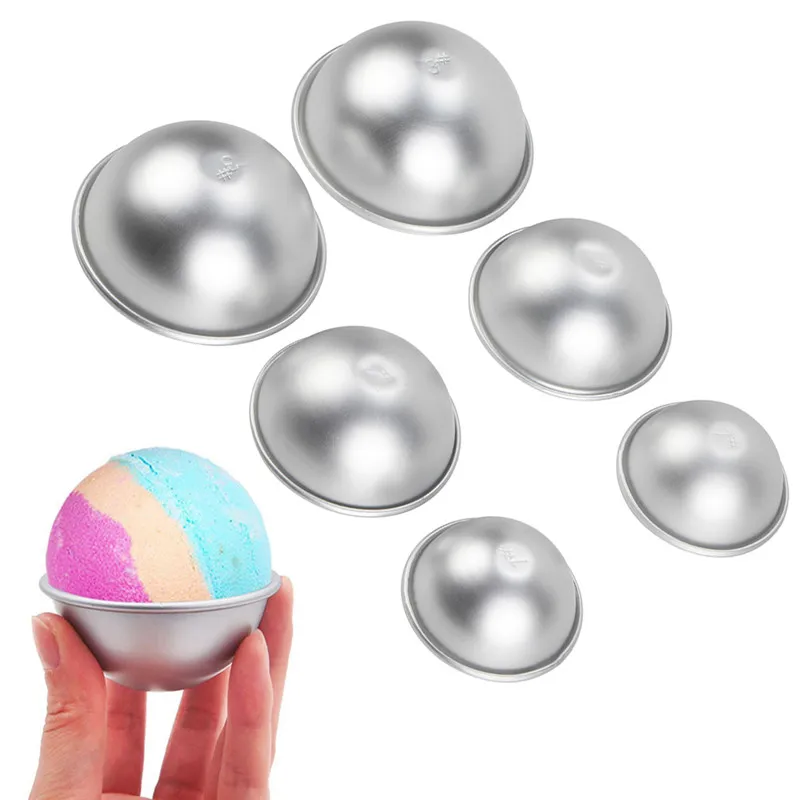 2 шт. круглые формочки из алюминиевого сплава для бомбинга сделай сам |