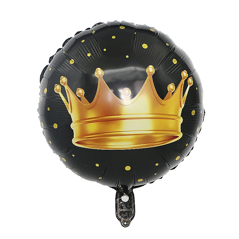 

10 Pcs 18 inch crown balloon baby toy hydrogen balloon wedding holiday birthday party decoration aluminum foil balloon