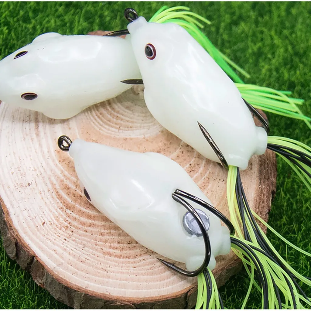 1 шт. бионические приманки для рыбной ловли Лягушка Мягкая приманка в виде червей