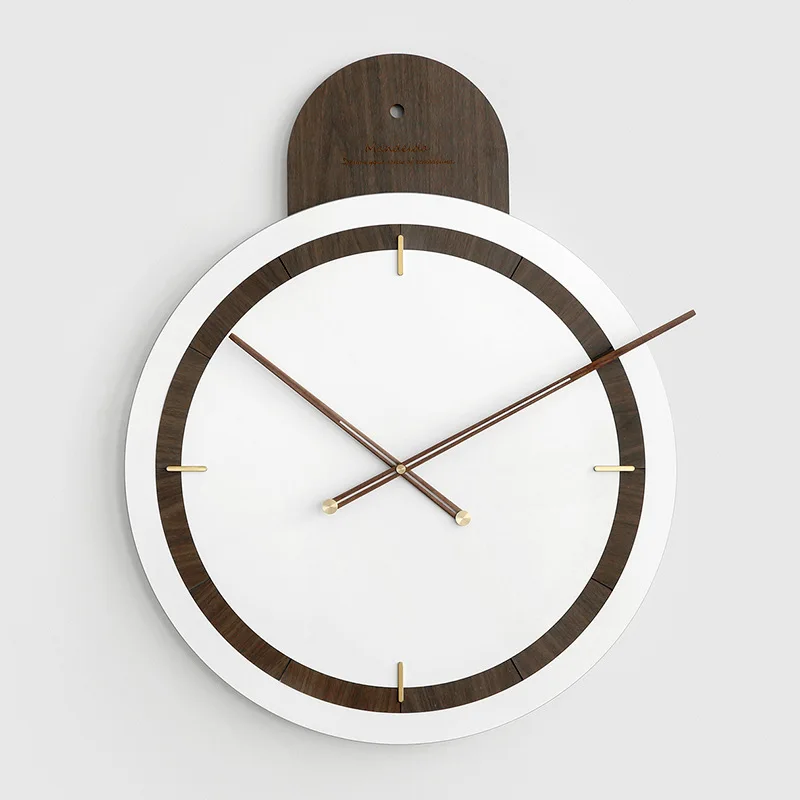 Настенные часы в скандинавском стиле BW50WC Деревянные Художественные бесшумные