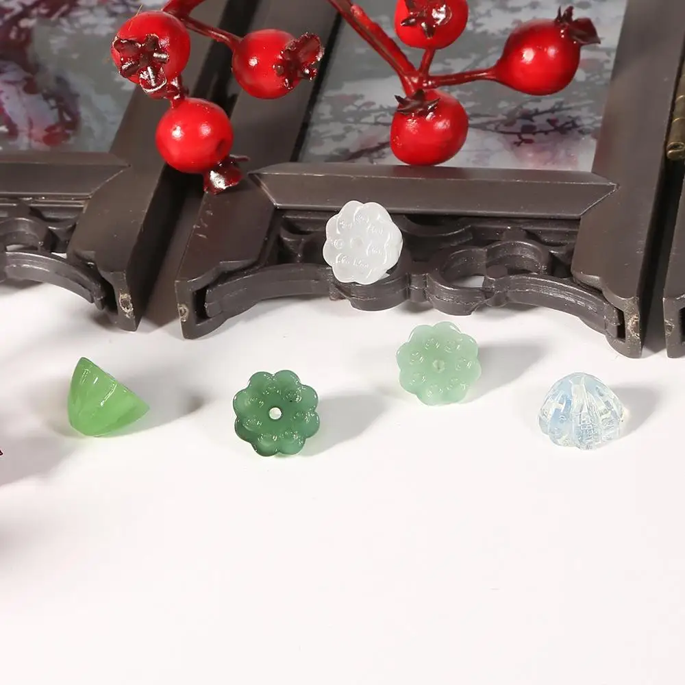 10 шт. многоцветные бусины на выбор в старинном стиле из чешского стекла для