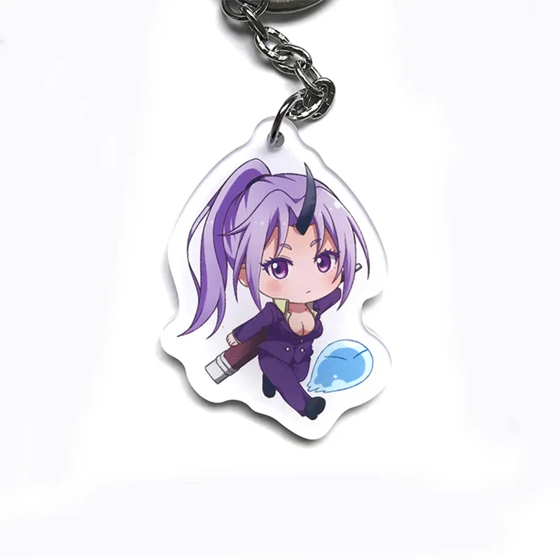 1 шт. акриловый аниме что раз я перевоплотился в виде кулона с принтом слизи