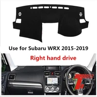 taijs factory casual 3colors good quality polyester fibre car dashboard cover for subaru wrx 2015 2016 17 18 19 right hand drive