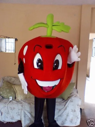 Новая версия apple костюм талисмана фрукта День Святого Валентина вечернее изящное