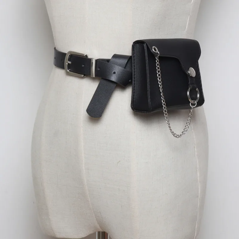 Модная весенняя стильная поясная сумка трендовая однотонная нового дизайна для