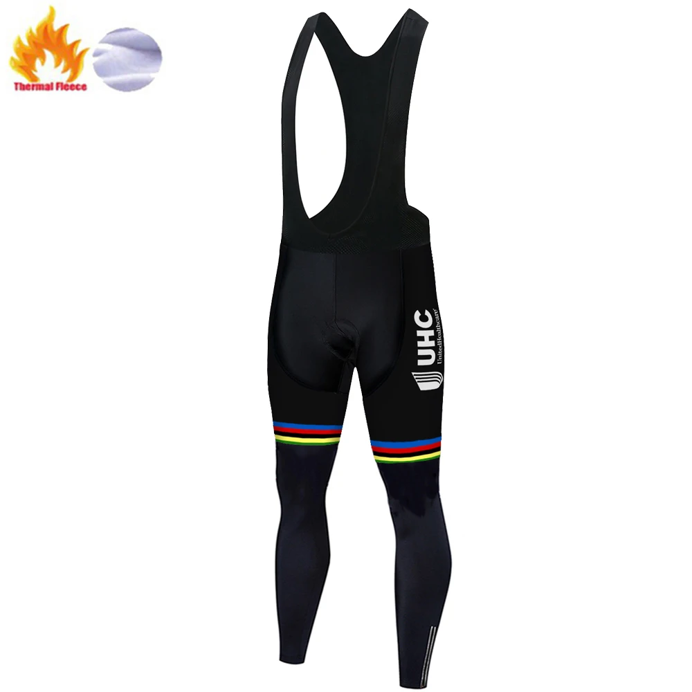 Брюки для велоспорта UHC 2020 зимние термоштаны из флиса длинные штаны триатлона