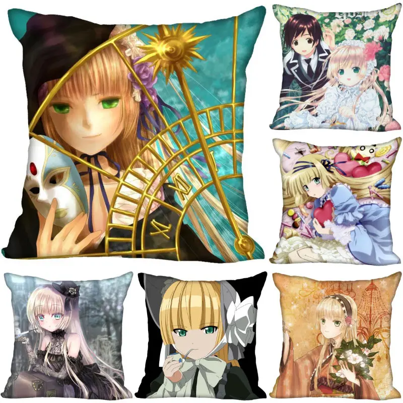 

GOSICK Anime Girl Pillow Cover Bedroom Home Decorative Pillowcase Square Zipper Pillow Cases Fabric Eco-Friendly 0918