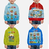 spring children superzings 7 3d hoodies kids superthings power machines sweatshirts boys girls toddler cartoon anime pullovers