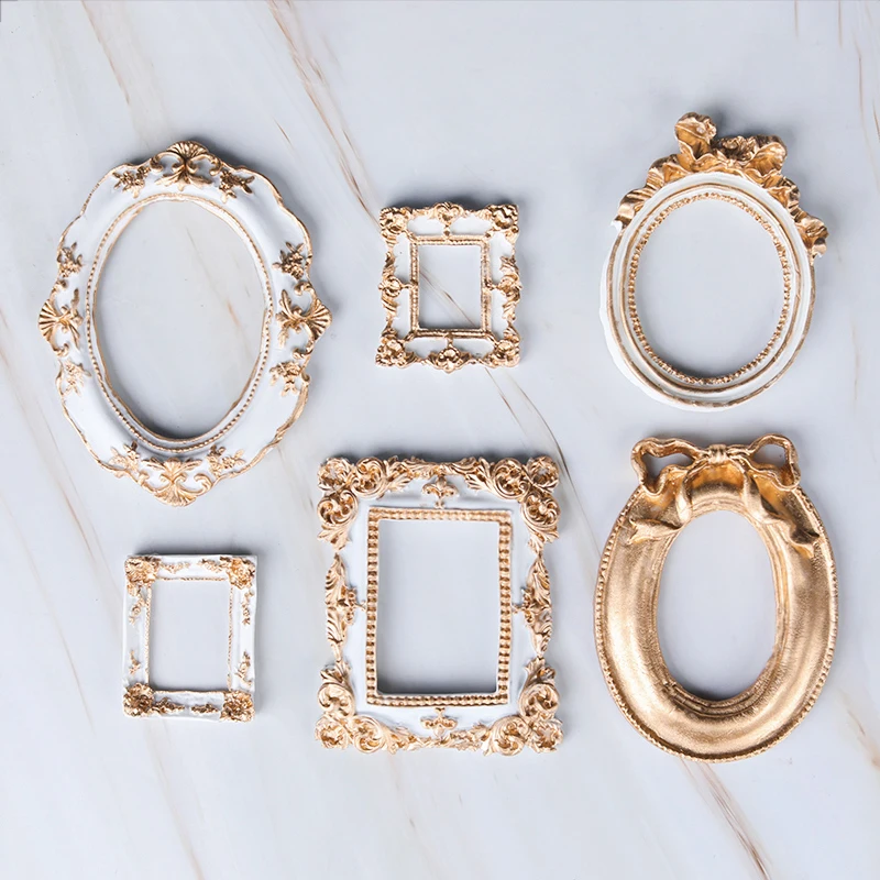 Европейский стиль зеркальная рамка силиконовая форма Шоколадные инструменты