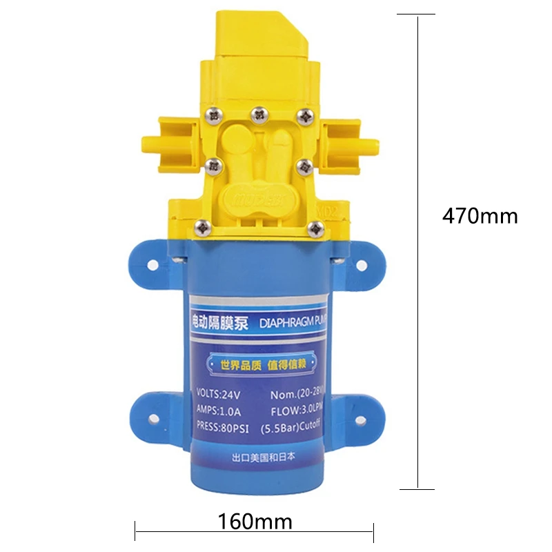 24V Small Diaphragm Self-Priming Pump Booster Household Water Purifier Explosion-Proof | Обустройство дома