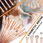 Набор металлических кистей для макияжа, косметические основы для лица, мощные тени для век, румяна, консилер, Кисть для макияжа, косметические кисти #40