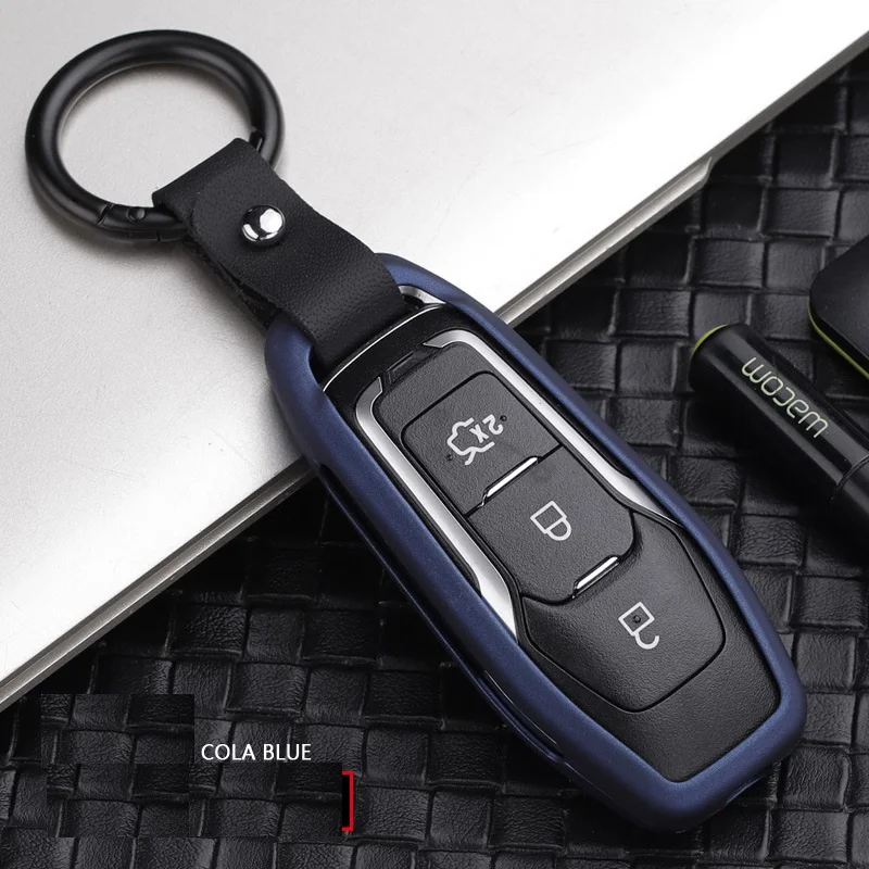 Чехол для автомобильного ключа из углеродного волокна Ford Fusion Mondeo Mustang F 150 Explorer Edge