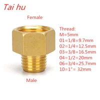 18 14 38 12 male to female thread brass pipe connectors brass coupler adapter threaded fitting
