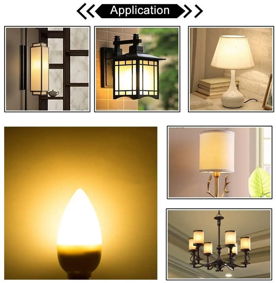 

2 , 3W E14 C35 5 AC 220V SMD2835