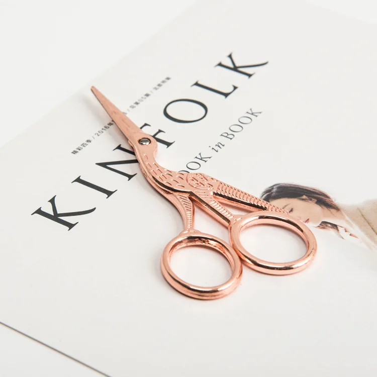 1Pcs Stainless Steel Sharp Handicraft Cut Craft DIY Shear Student Office Snip Scissor Household Paper School Stationary