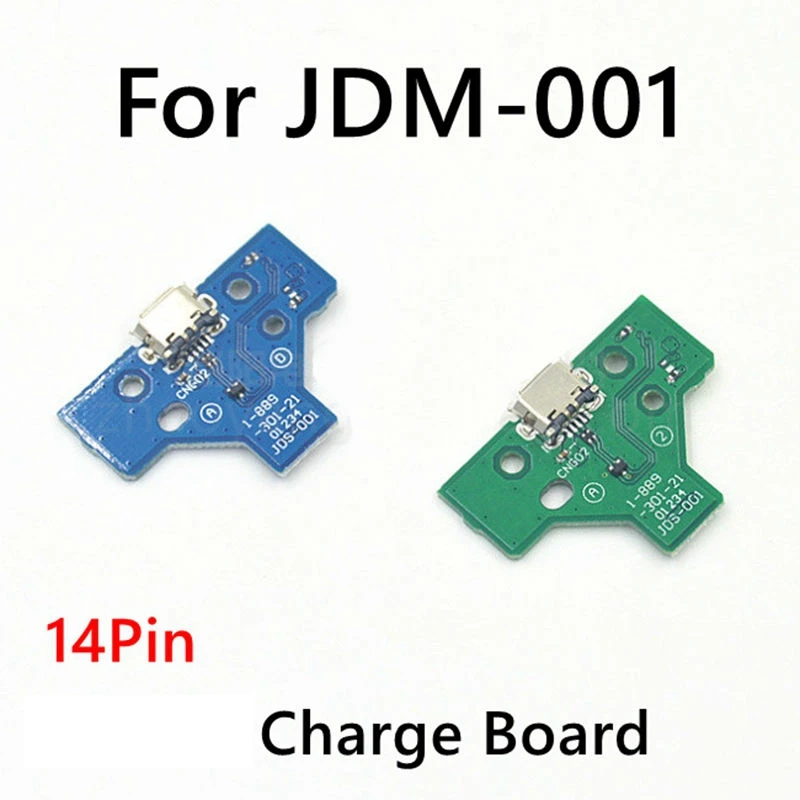 Aipinchun 5Pcs/Lot Replacement 14pin JDS-001 LED Power Charge Board for Sony Playstation 4 PS4 Wireless Controller