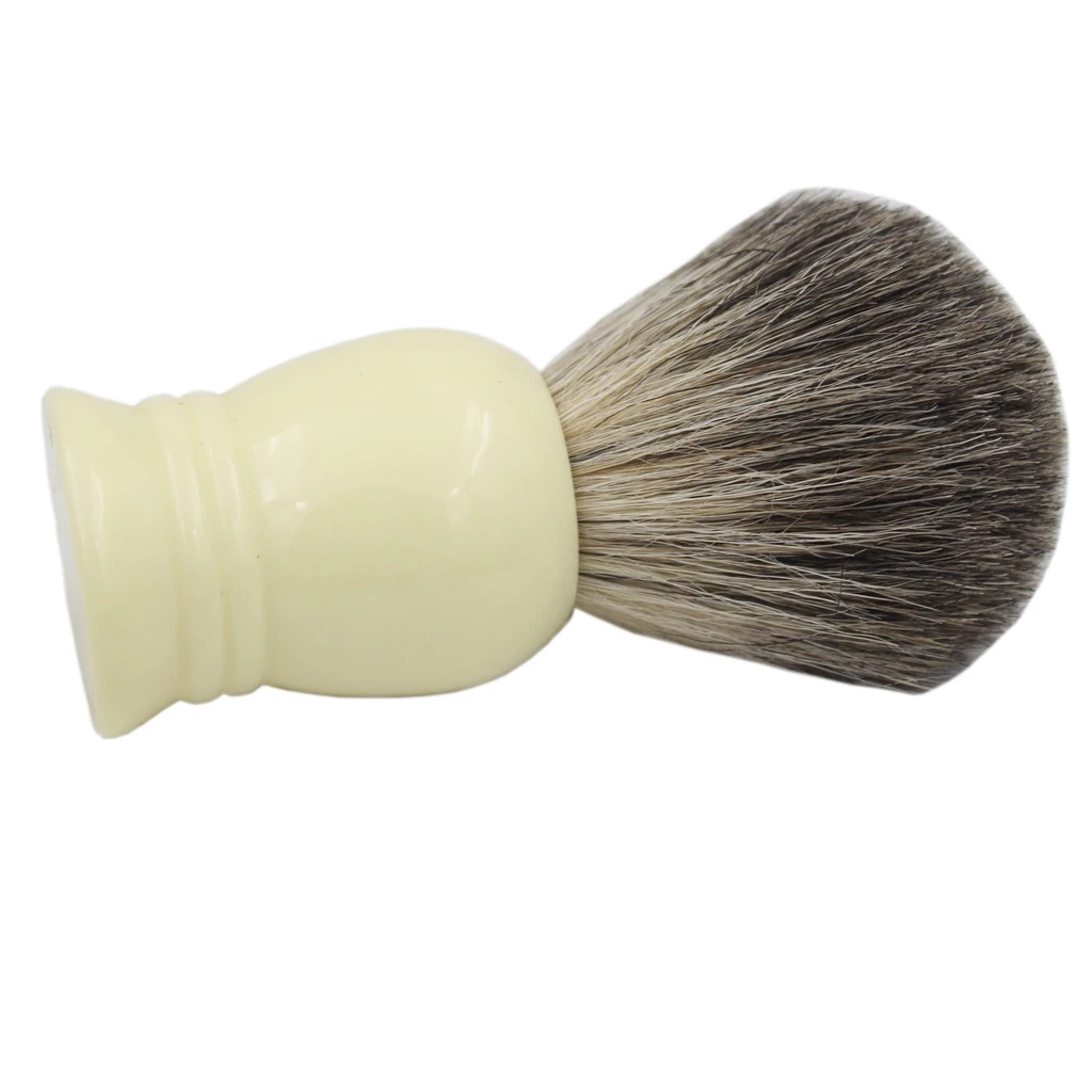 Кисть для бритья вигбритья Begie с полимерной ручкой серая кисть барсука | Красота и
