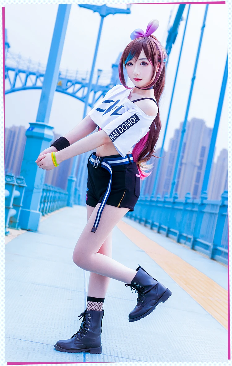 Косплей-костюм Kizuna AI из аниме Виртуальный Юбилей 2019 |