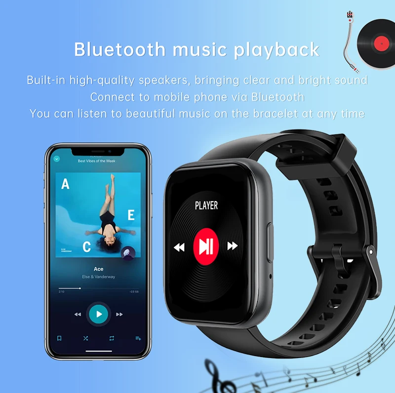 

Smart Watch Phone Full Touch Screen Sport Fitness Watch Waterproof Bluetooth Connection For Android ios smartwatch Men women+box