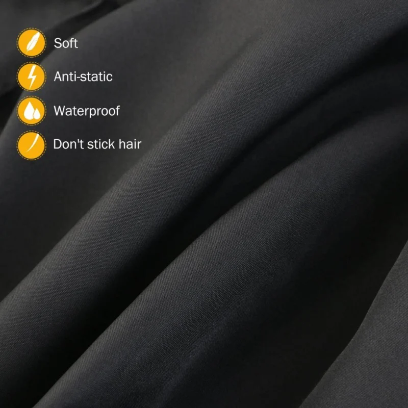 Нейлоновая Водонепроницаемая профессиональная накидка для салона с застежкой