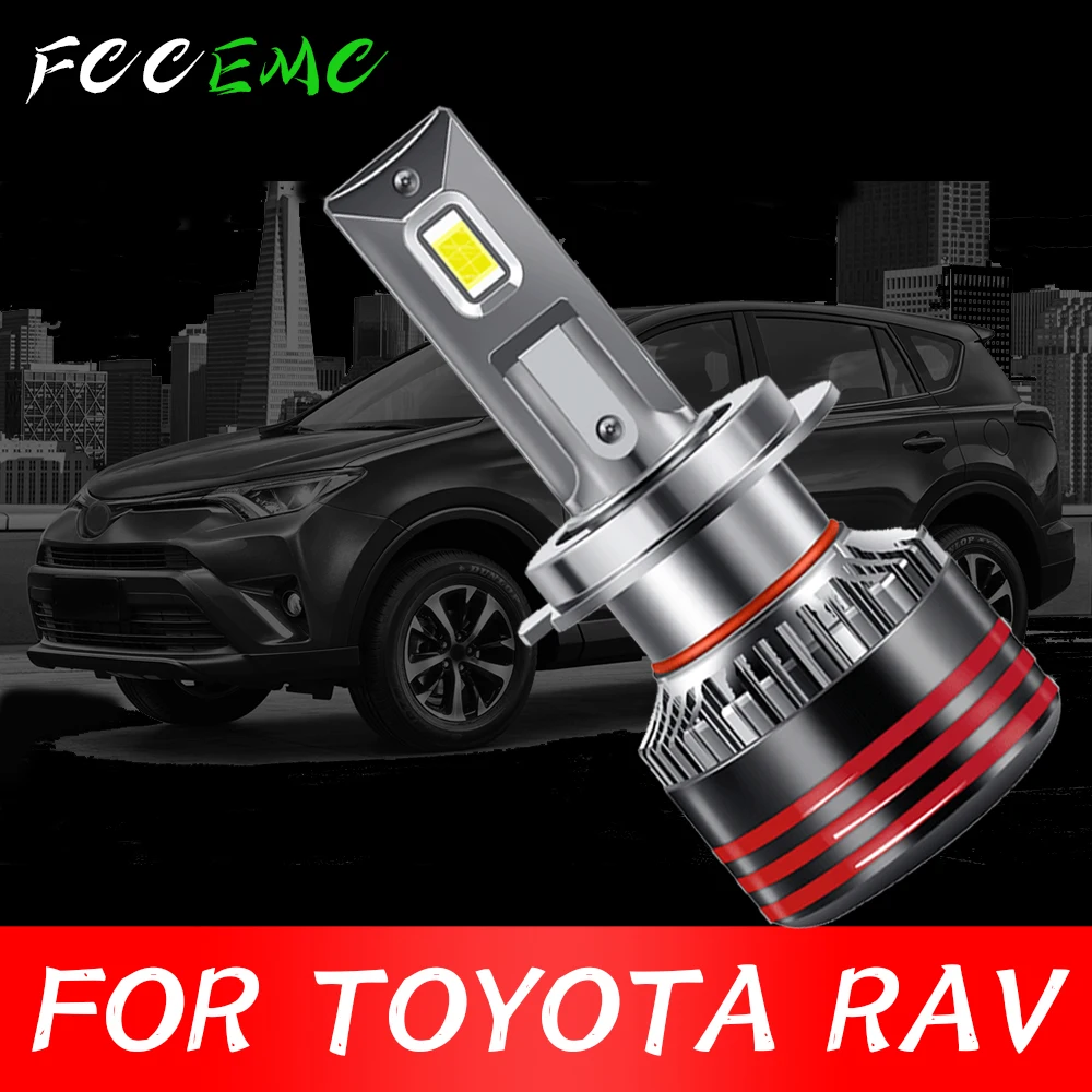 

2 шт. светодиодный автомобисветильник светодиодные лампы 9005 9012 H11 для Toyota RAV4 RAV7 RAV8