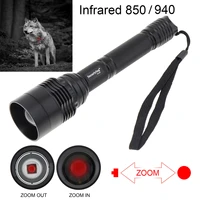 c11 flashlight night vision for hunting long range ir tactical flashlight infrared 10w 850nm 940nm led zoomable torch lamp 18650