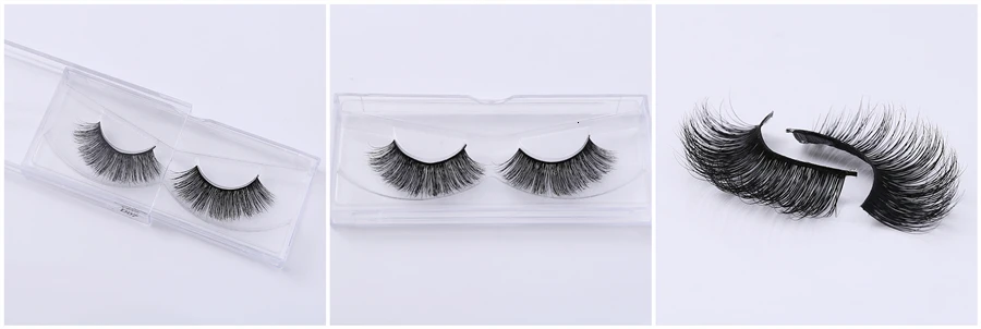 WOWANGEL Lash Mink Eyelashes 3D Mink Hair Lashes Wholesale Real Mink Fur Handmade Crossing Lashes Thick Lash D02