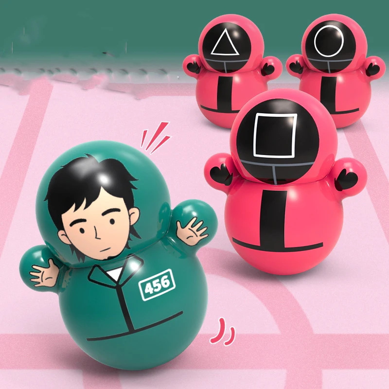 

Игра кальмар мини мультяшный стакан забавная настольная игрушка качели для снятия стресса Расслабляющая детская игрушка Рождественский п...