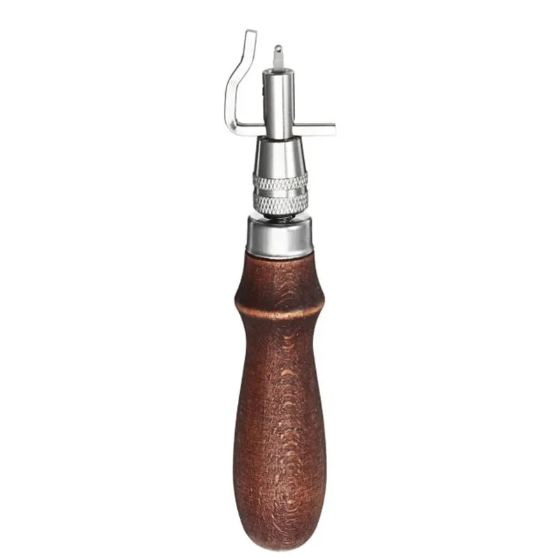 

18pcs Leather Craft Punch Tools Kit Stitching Carving Working Sewing Saddle Groover Leathercraft Tools Set Kit DIY