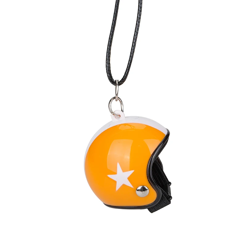 1 шт. подвесной брелок для ключей миниатюрный 3D в форме шлема автомобиля сумки