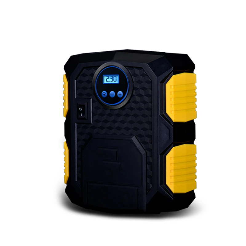 Насос для шин с цифровым дисплеем 12 в пост. Тока воздушный компрессор автомобиля