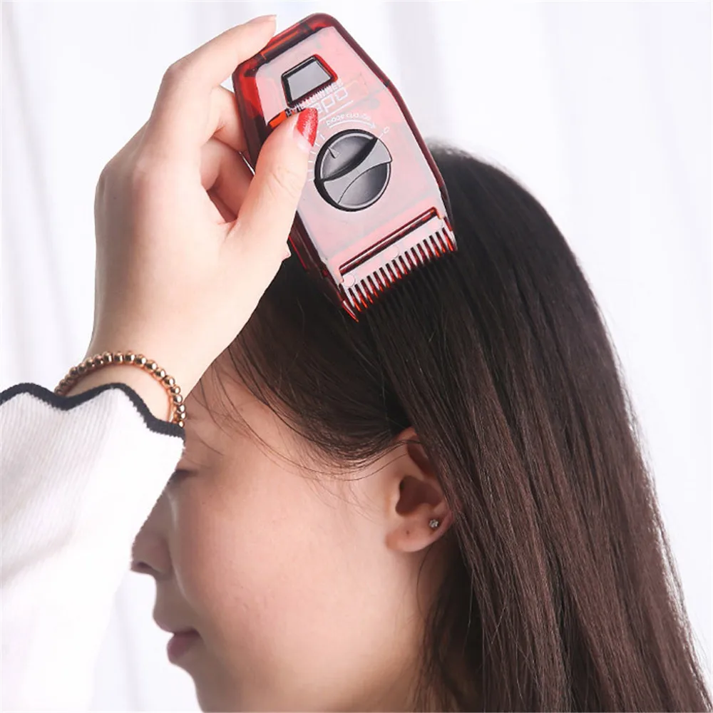 Мини Парикмахерская Расческа Щетка для волос Бритва расчески Резка истончение