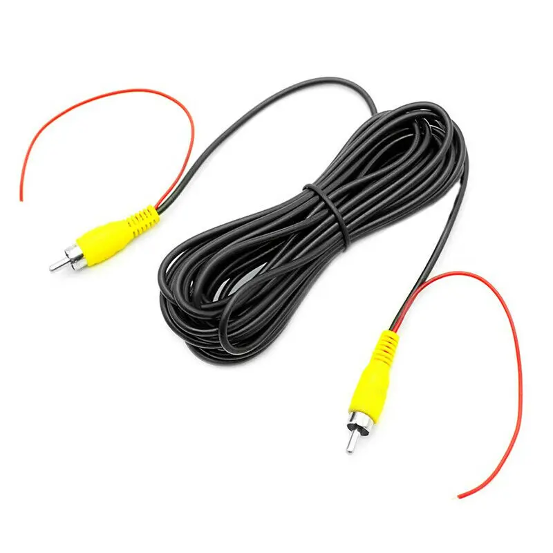 

CCTV CAMERA RCA CABLE 6m Phono Audio Video AV DC Power Extension Lead Black RCA Male Female Video Cable