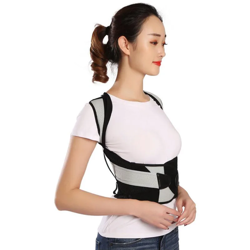 Детский Корректор осанки для взрослых корсет поддержки регулируемый Корсет пояс