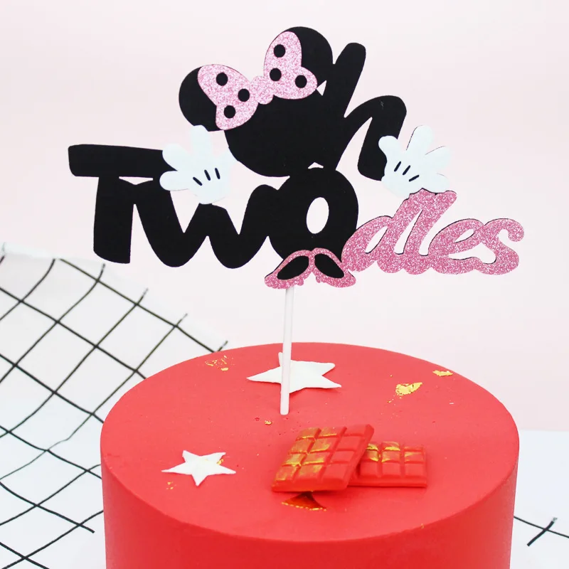 Топпер для торта в стиле Диснея Микки и Минни Маус украшение детского