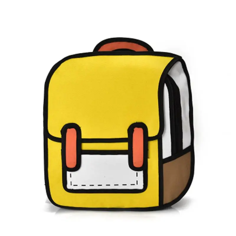 

CPDD Creative Women 2D Drawing Backpack Cartoon School Bag Teenager Girls Daypack