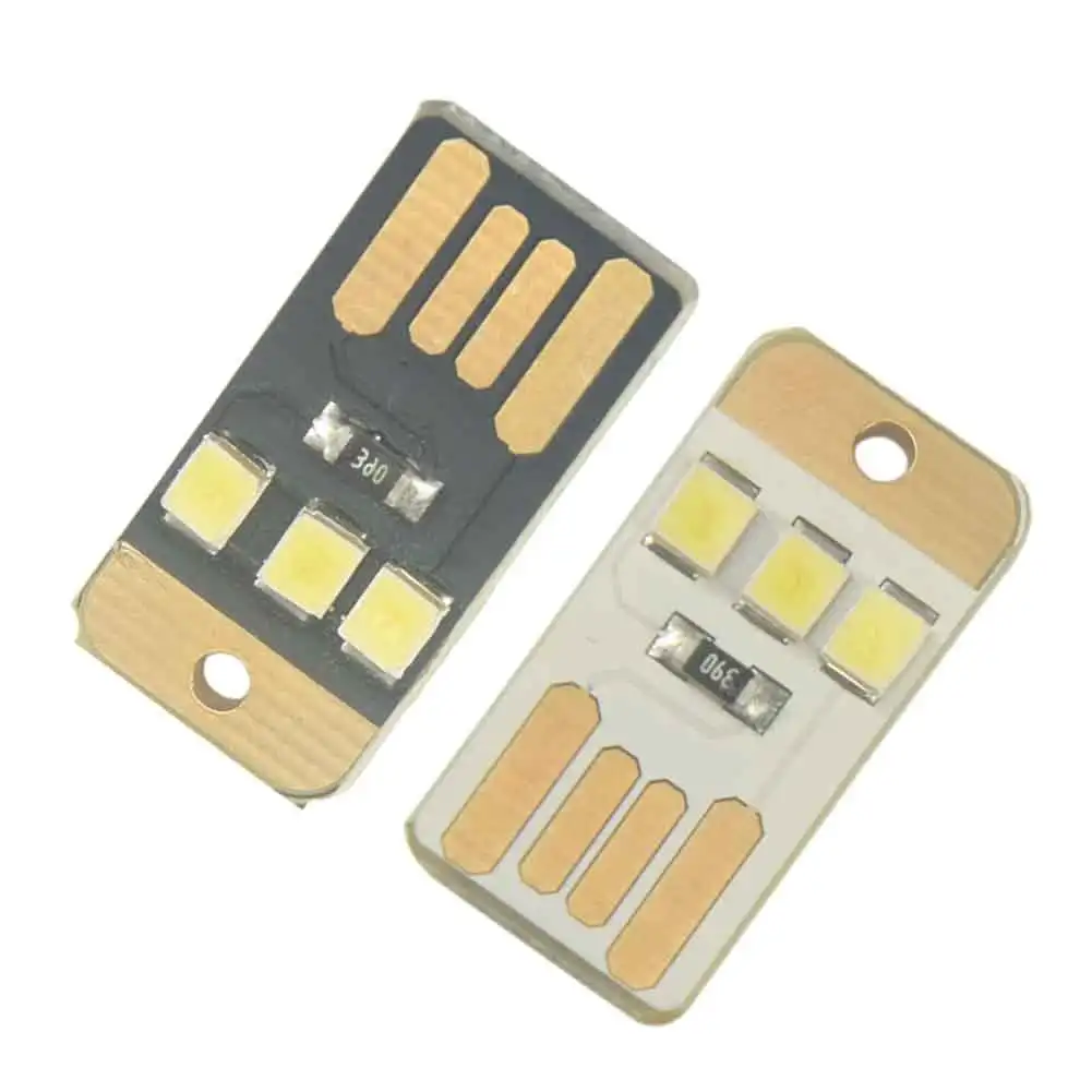 1 шт. Мини Тонкий ночник Мобильный USB светодиодный маленький светильник для
