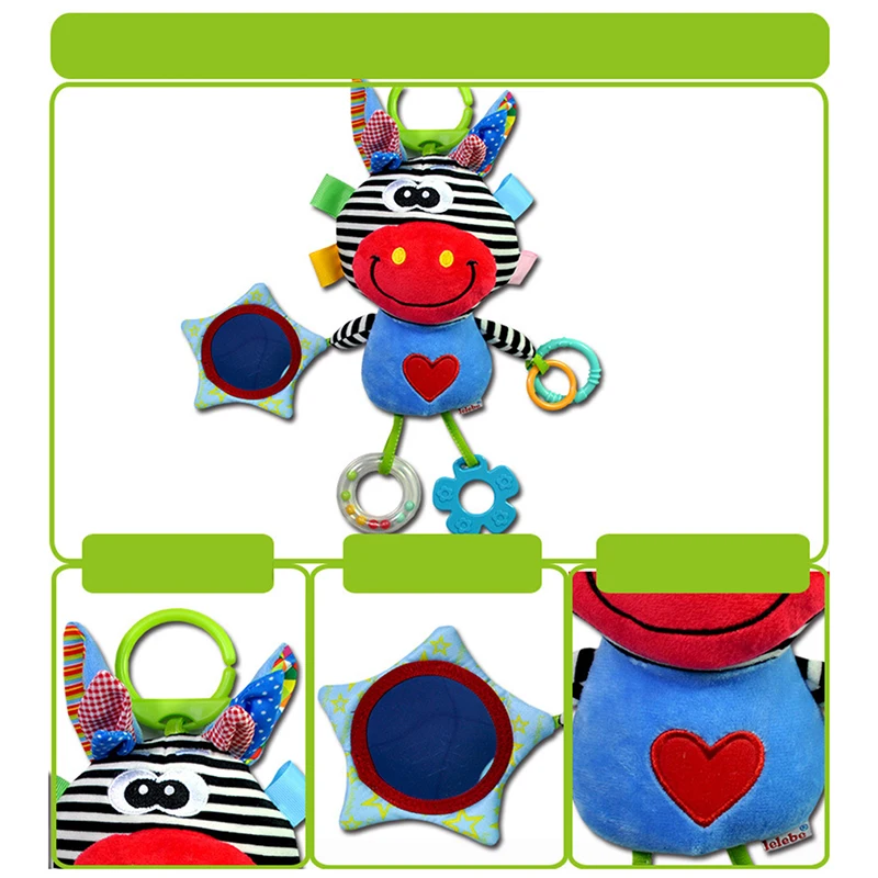 Мягкая детская коляска кровать кроватка подвесные игрушки животные младенцы