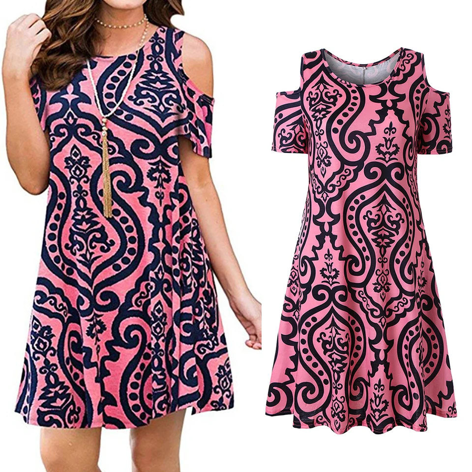 С Рукавами Цветок Солнца Платье Женщина Одежда Сарафан Плюс Сайз Стиль Бохо