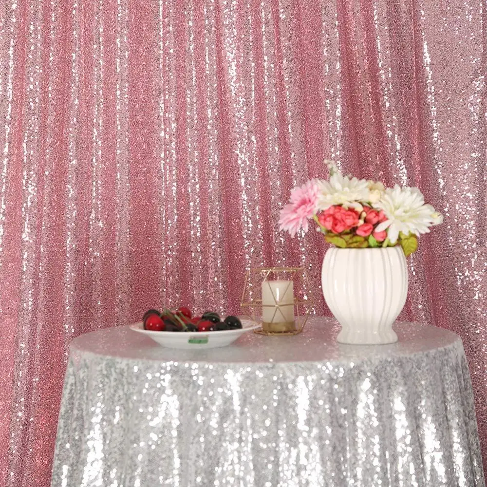 Hot Pink Sequin Curtain Backdrop Photo Panels Photo/Pics Wedding | Дом и сад